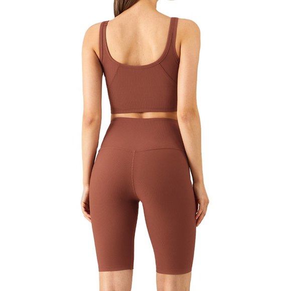 Women's Seamless Workout Shorts Set - Picture 1 of 2